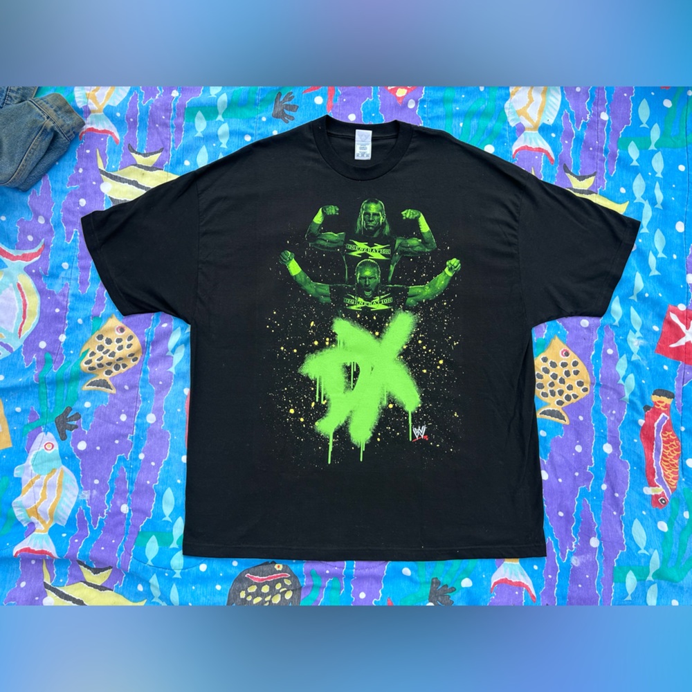 3XL black 2000s WWE DX vintage tee